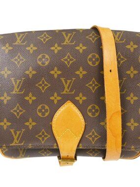 LOUIS VUITTON CARTOUCHIERE GM SHOULDER BAG MONOGRAM M51252 SL8901 YQ08582